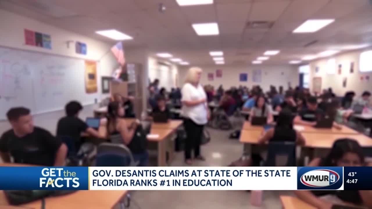 Get The Facts: Breaking down claims made by Ron DeSantis at Florida state-of-the-state speech