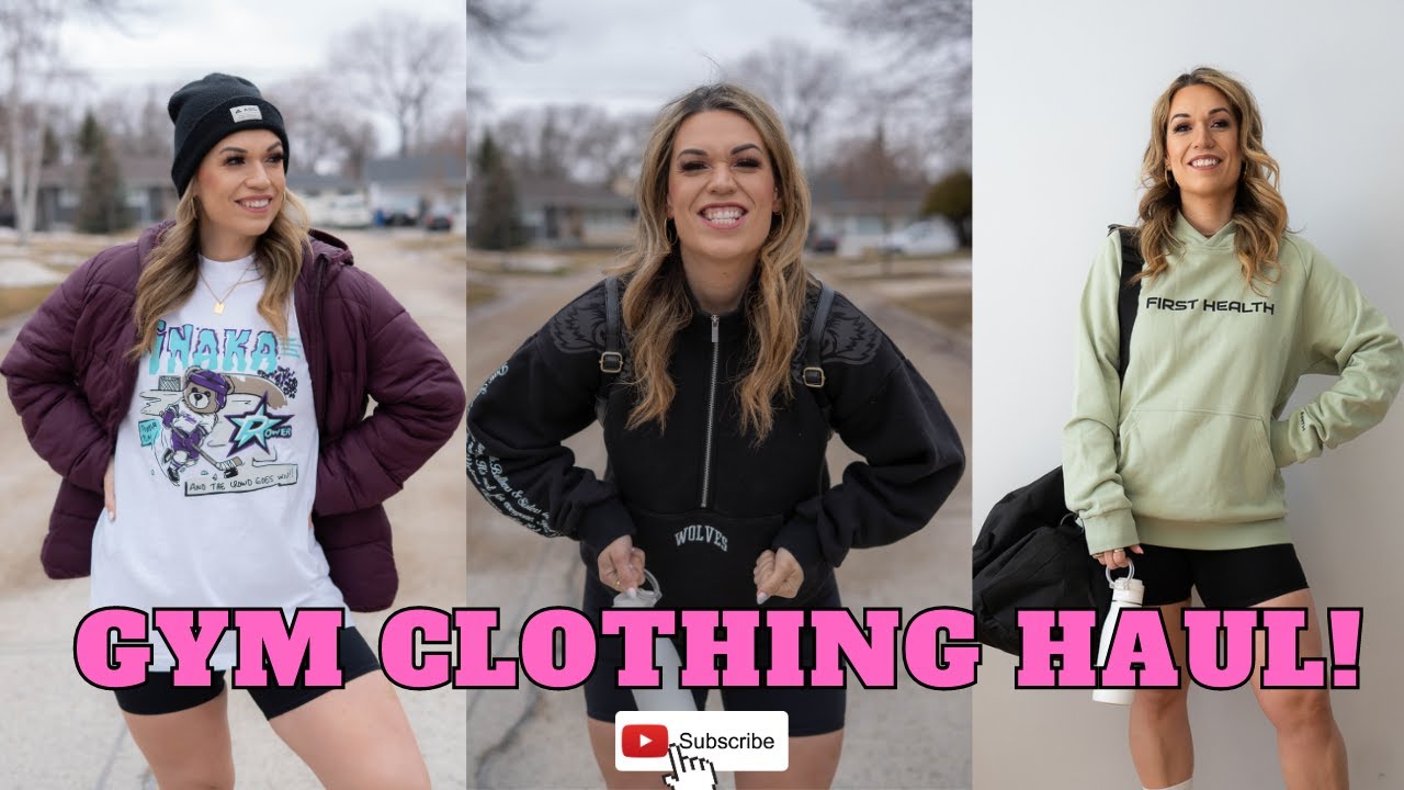 First Health, DARC SPORT, INAKA POWER GYM CLOTHES TRY ON HAUL