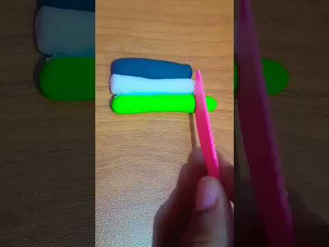 رسم علم فلسطين بالصلصال