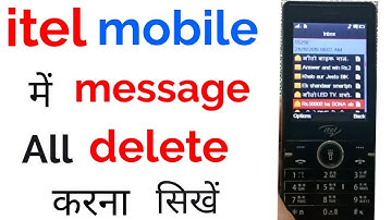itel mobile me message kaise delete kare/ itel mobile me message delete karna shikhe new tips /