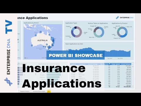 Insurance Applications - Power BI Showcase