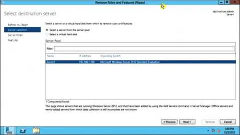 How to Remove IIS 8 on Windows Server 2012