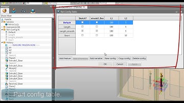 ZW3D 2014 - Part configuration 2