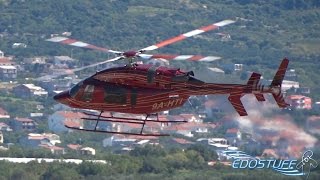 Bell 427 9A-Hti - Helicopter Takeoff From Split Airport Spuldsp