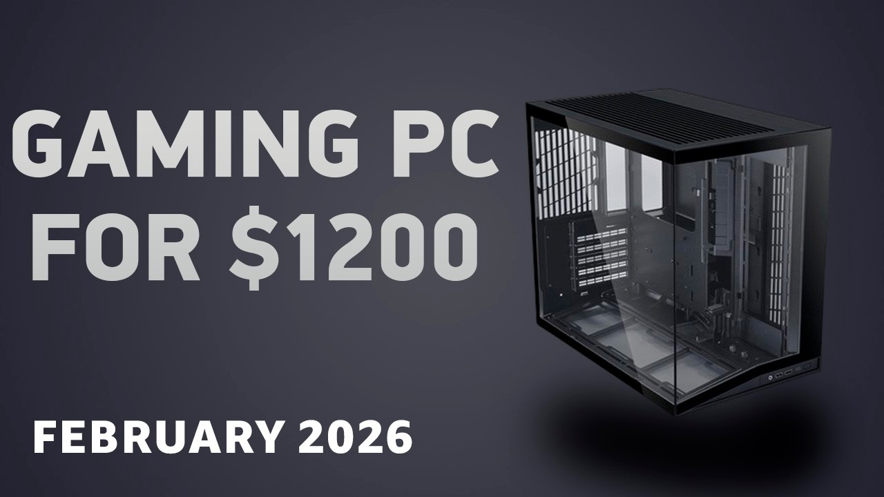 Игровой ПК за 1200 долларов в феврале 2026 года – сборка среднего уровня!