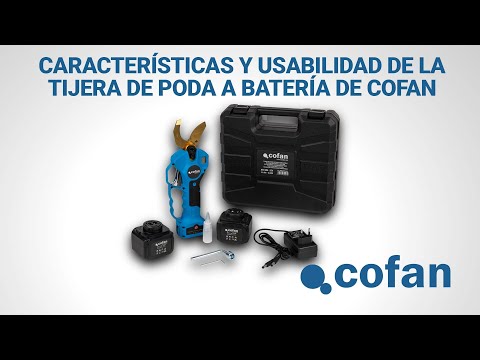 Tijeras de Podar Eléctricas a Batería Li-ion 25 V 2 Ah COFAN