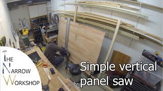 Simple DIY Vertical Panel Saw - POC