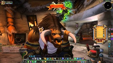World of Warcraft 6.0.2: New Tauren Character Model / Cow at the Barber