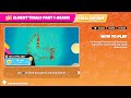 I played “Element Trials Part 1-Beams” Creative Map - Fall Guys 