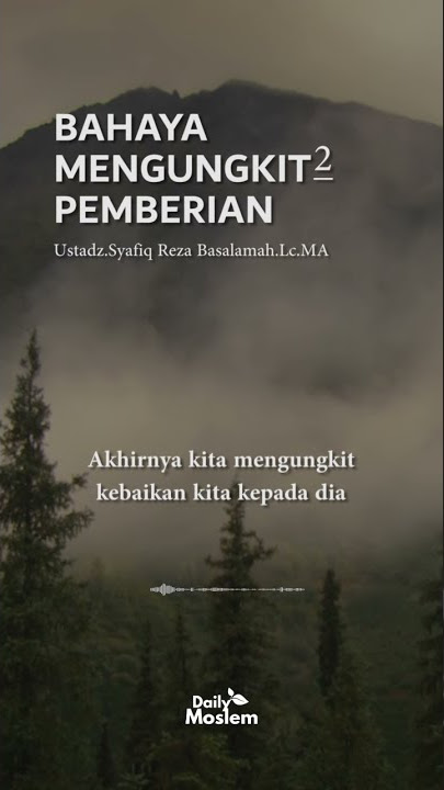 Bahaya Mengungkit Ungkit Pemberian Ustadz Syafiq Reza Basalamah #shorts