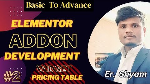Elementor addon development || Elementor Custom widget development series #2 #Elementor #sknetking