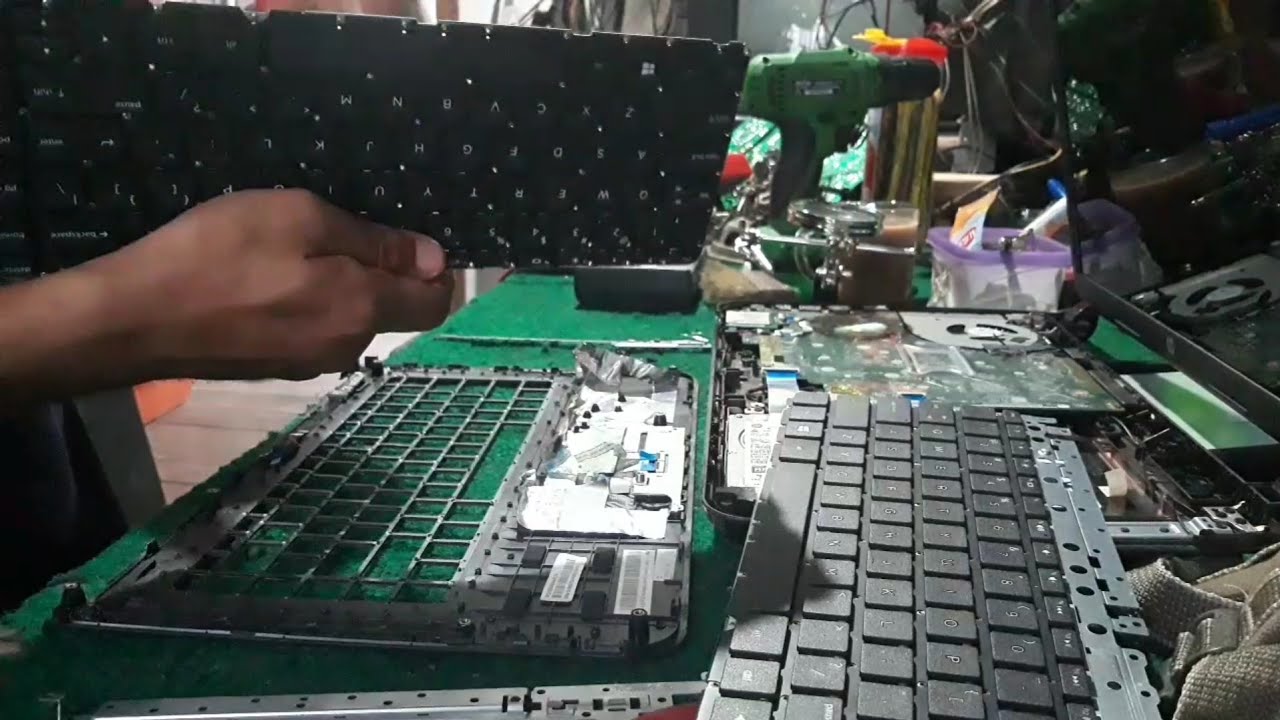 Cara ganti keyboard laptop hp Model 14D010AU YouTube