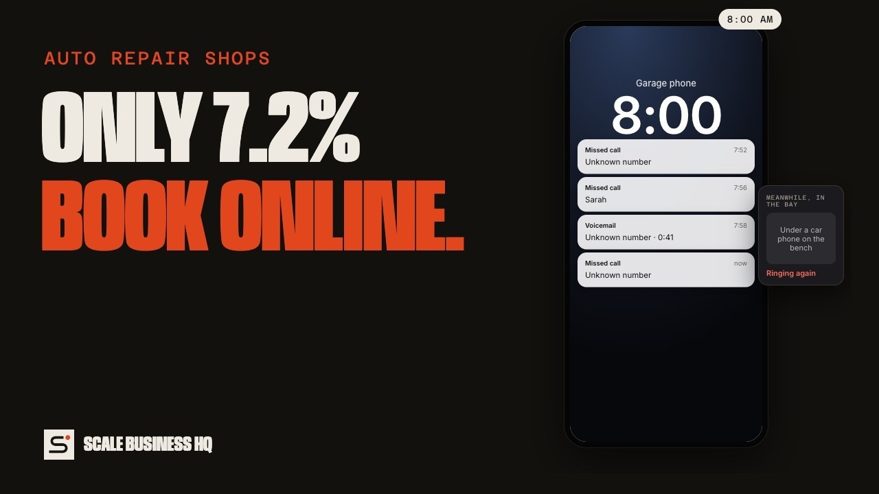 Video: Online booking for auto repair shops: get off the phone and back under the car