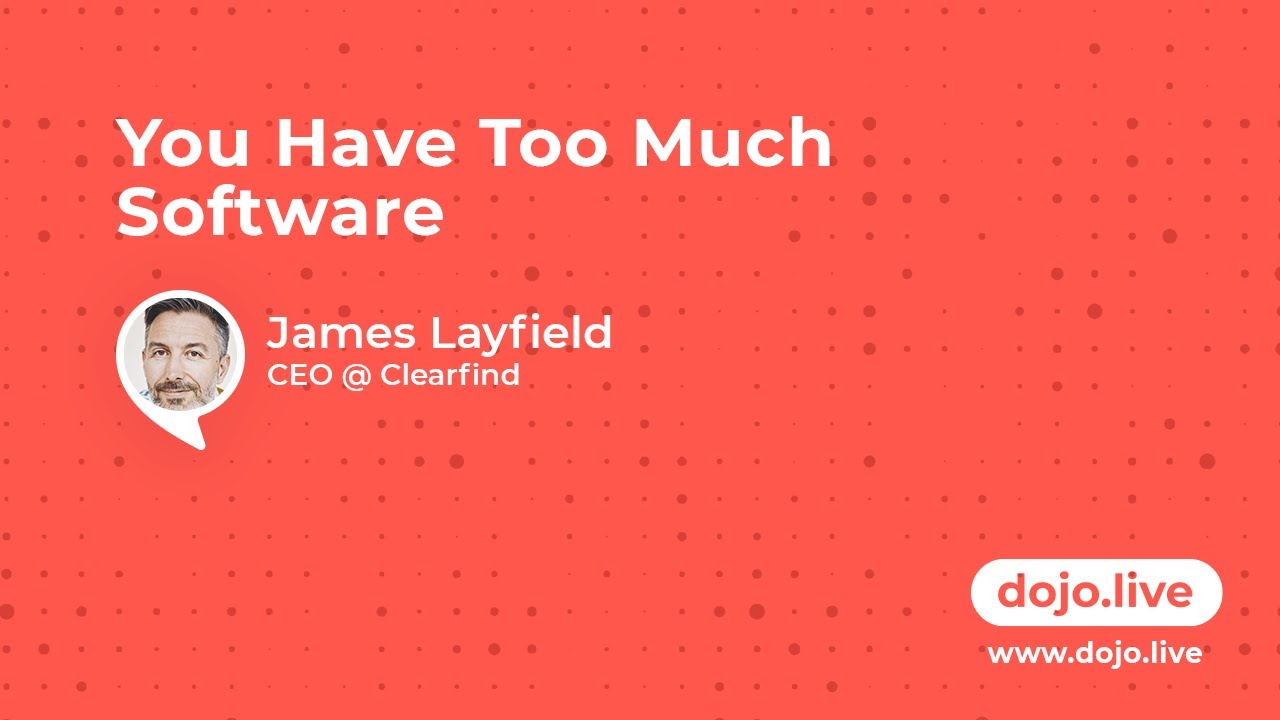 You Have Too Much Software - YouTube