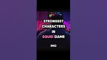 STRONGEST CHARACTERS IN SQUID GAME | #paulshorts #squidgame