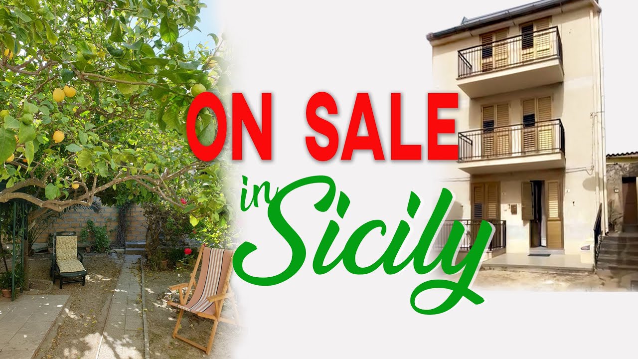House and Apartment with garden for sale in Sicily