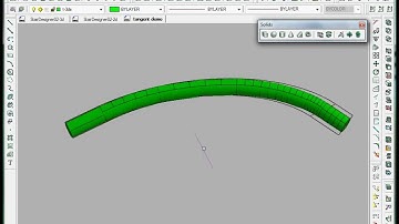 Curved Handrail using Tangent Handrailing
