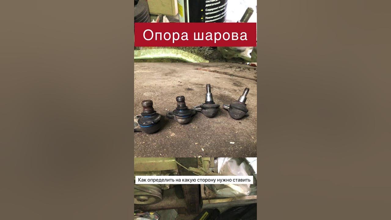 Как определить где левая а где правая шаровая опора - YouTube