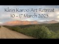 Klein Karoo Art Retreat 2023 - Travel Journaling - South Africa