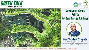 Decarbonisation & Path to Net Zero Energy Buildings