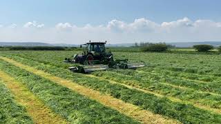 Cutting Silage with New McHale Pro Glide Mowers | Coopon Carse Farm