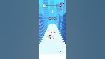 Roof Rails : All levels gameplay #Shorts