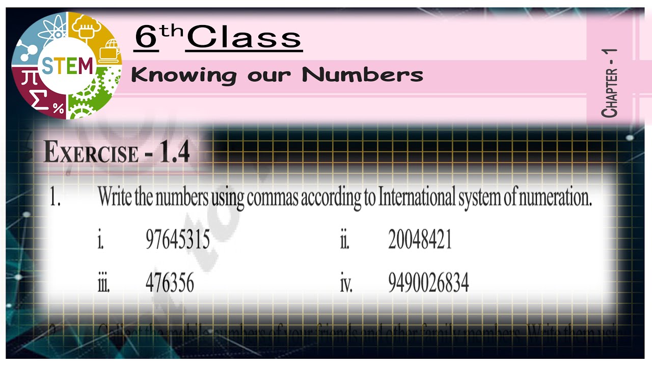 write-the-numbers-using-commas-according-to-international-system-of-numeration-6th-class-youtube