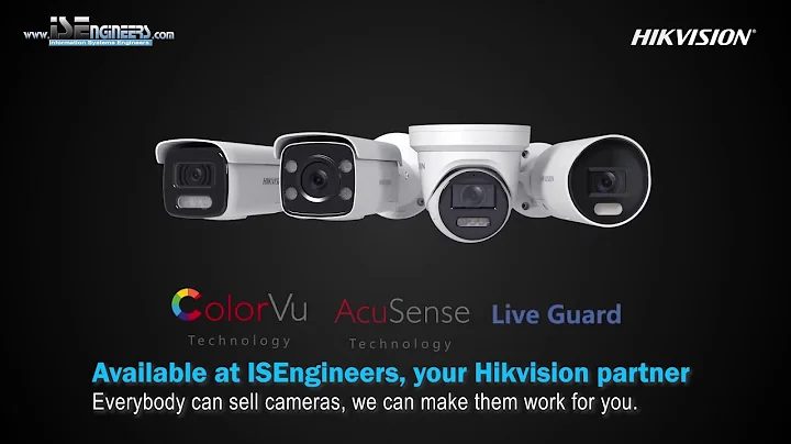 Hikvision cameras with ColorVu and Live Guard