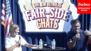 Francis Suarez Details Path And Plans For The Presidency At Iowa State Fair With Gov. Kim Reynolds