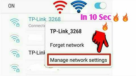 How to see connected WiFi