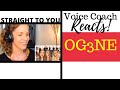 Voice Coach Reacts | OG3NE | Straight To You | Last Home Isolation Session Special