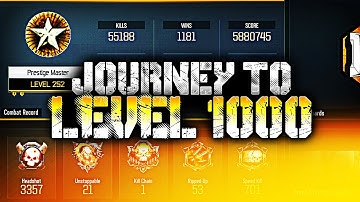 JOURNEY TO LEVEL 1000! - My Black Ops 3 Stats & Favorite Weapons