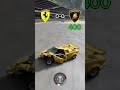 FERRARI F40 VS LAMBORGHINI COUNTACH 🏁 #automobile #beamngrao #beamngdrive #crashdrive #beamng #games