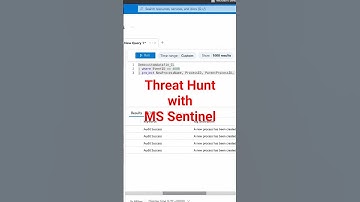 Microsoft Sentinel for Threat Hunting #cybersecurity #threathunting
