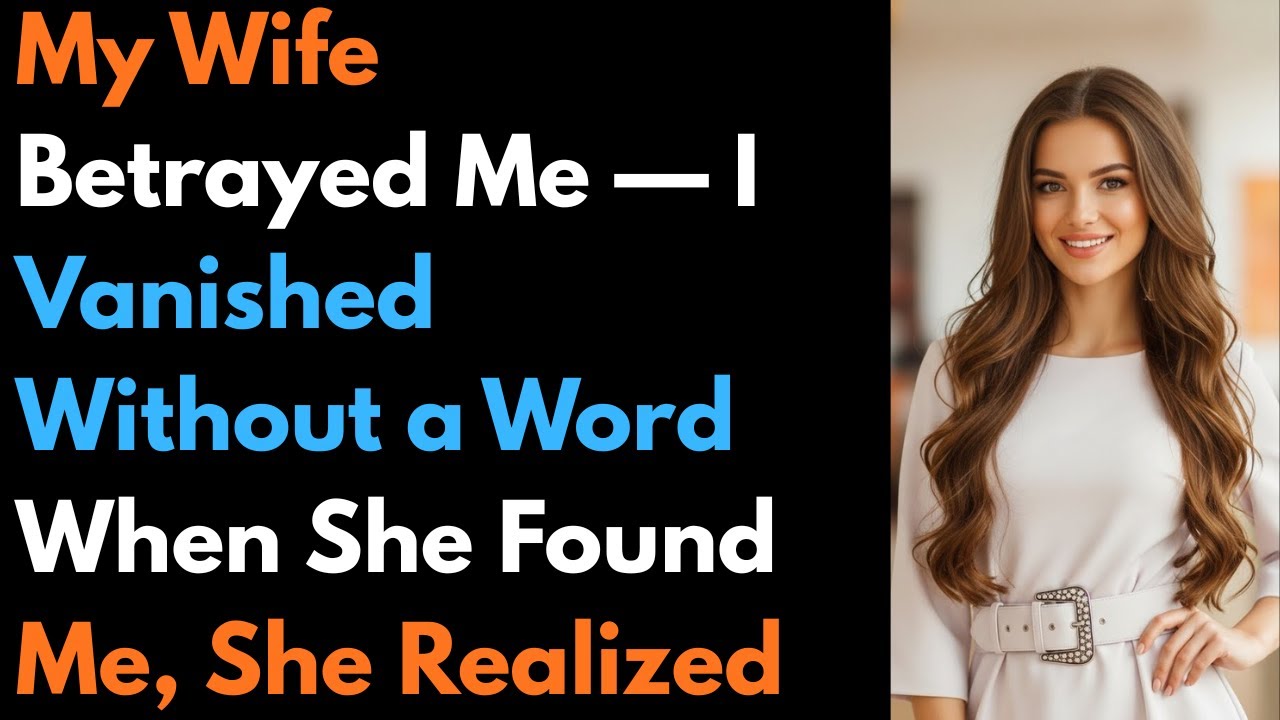 My Wife Betrayed Me — I Vanished Without a Word When She Found Me, She ...