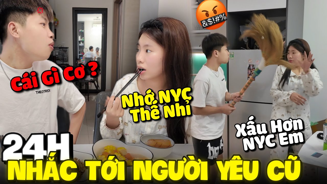 Thử Thách 24H Nhắc Tới Người Yêu Cũ Trước Mặt Quang Con Và Cái Kết ?