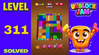 Unblock Jam Level 311 Walkthrough Solution