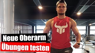 Neues Bizepstraining ausprobieren - Fitness Vlog