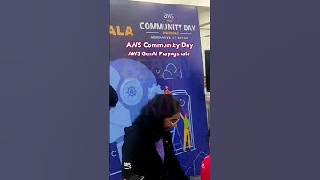 aws generative ai prayogshala at AWS Community Day #aws #communityday #generativeai #ai