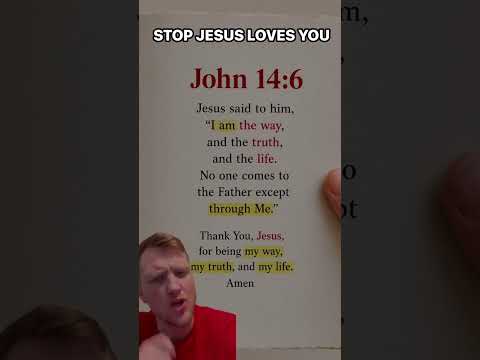 STOP JESUS LOVES YOU! #faith #jesus