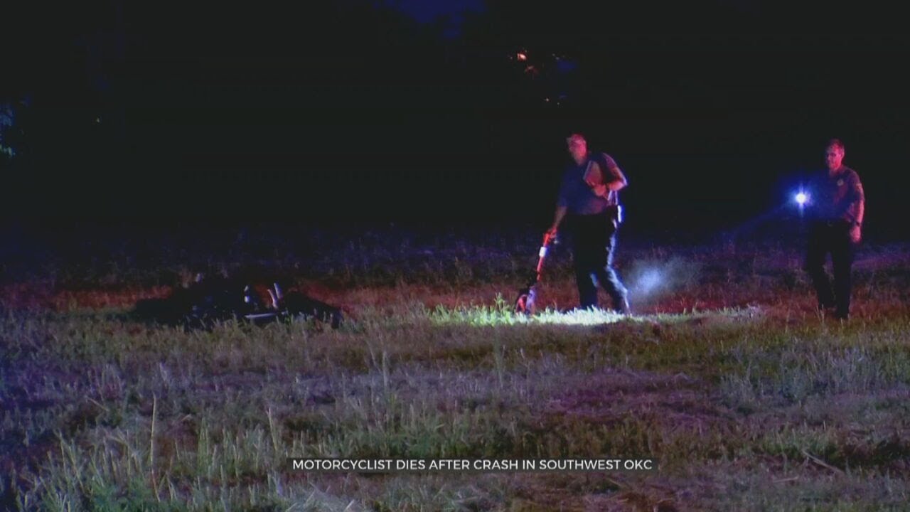 Motorcyclist Dies After Crash In SW Oklahoma City - YouTube