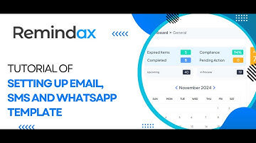 Setting up Email Template, SMS and Whatsapp Template in Remindax