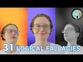 31 logical fallacies in 8 minutes