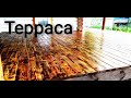 Открытая терраса из лиственницы