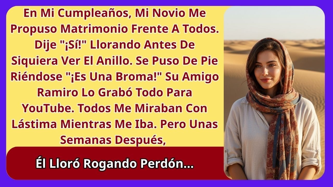 Mi Novio Me Propuso Matrimonio En Broma En Mi Cumpleaños, Semanas Después Lo Lamentó Todo