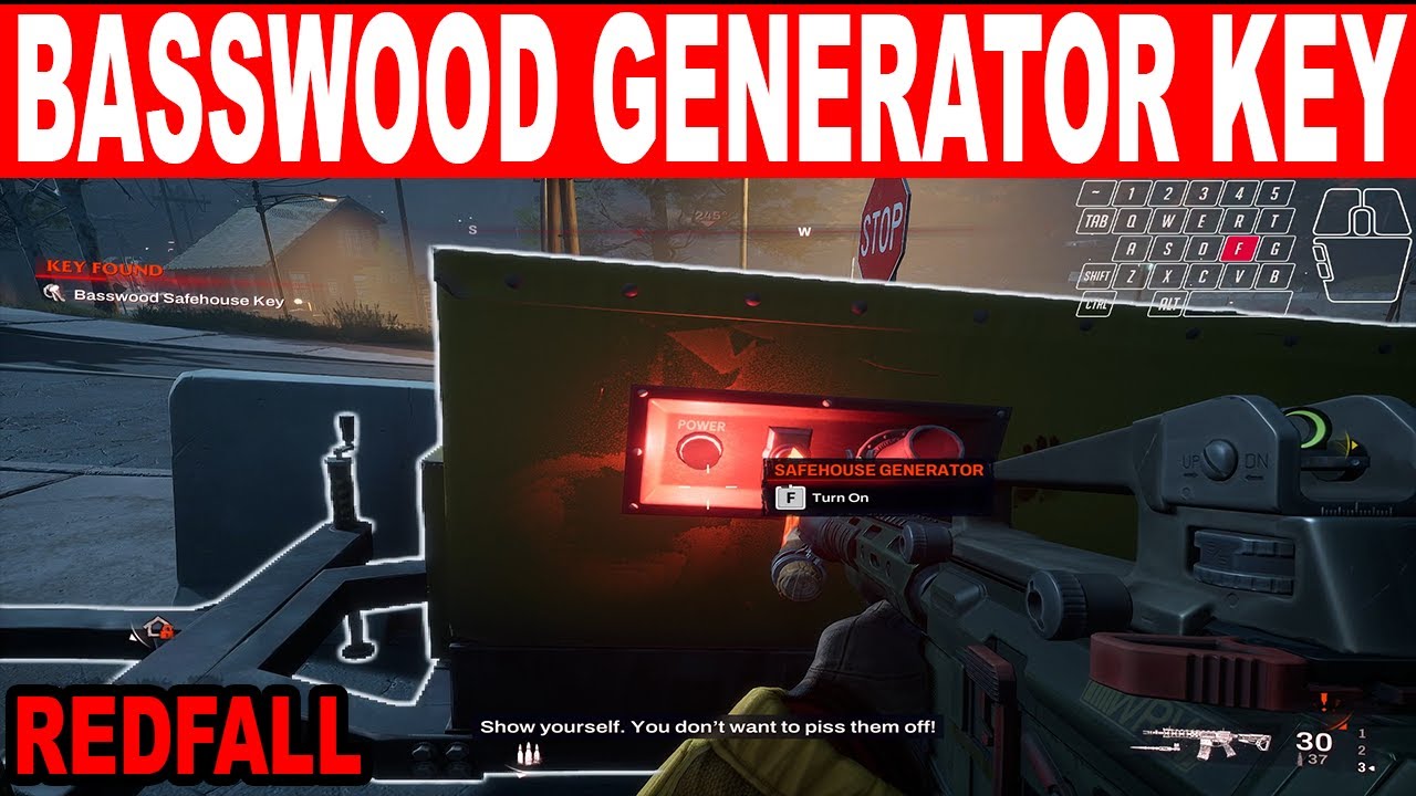 Redfall How to unlock Basswood Safehouse Generator Key Location YouTube