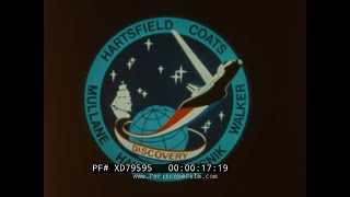 NASA STS-41-D SPACE SHUTTLE DISCOVERY POST FLIGHT PRESS CONFERENCE 1984  XD79595