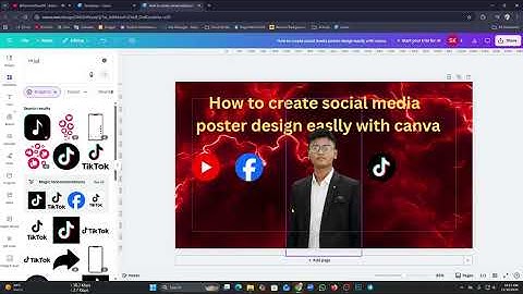 How to create youtube thumbnail design with canva