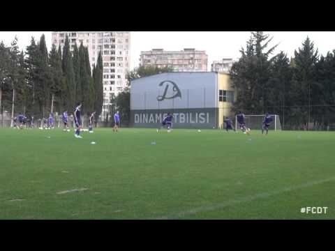 დინამოს მზადება გორის დილასთან მატჩისთვის