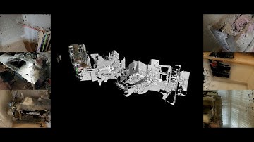 Collaborative Large-Scale Dense 3D Reconstruction with Online Inter-Agent Pose Optimisation